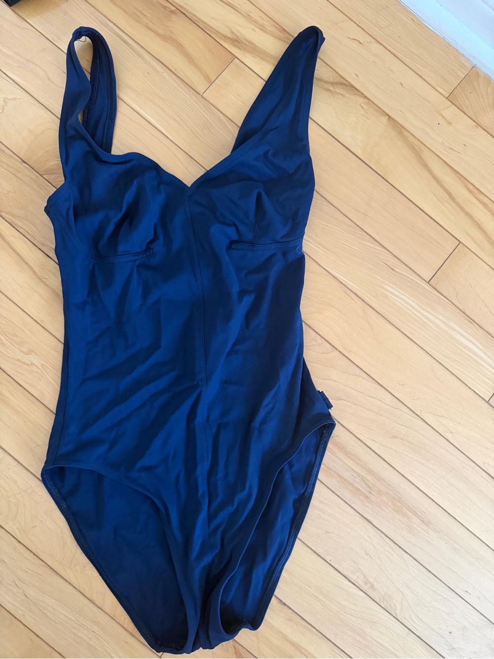 SHAN Deep Blue One-Piece Swimsuit